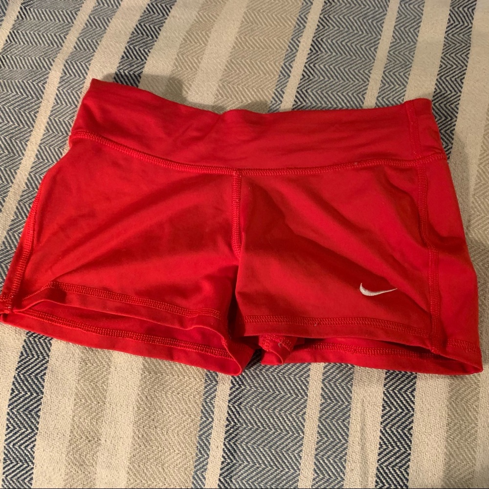 Nike Red Running Shorts